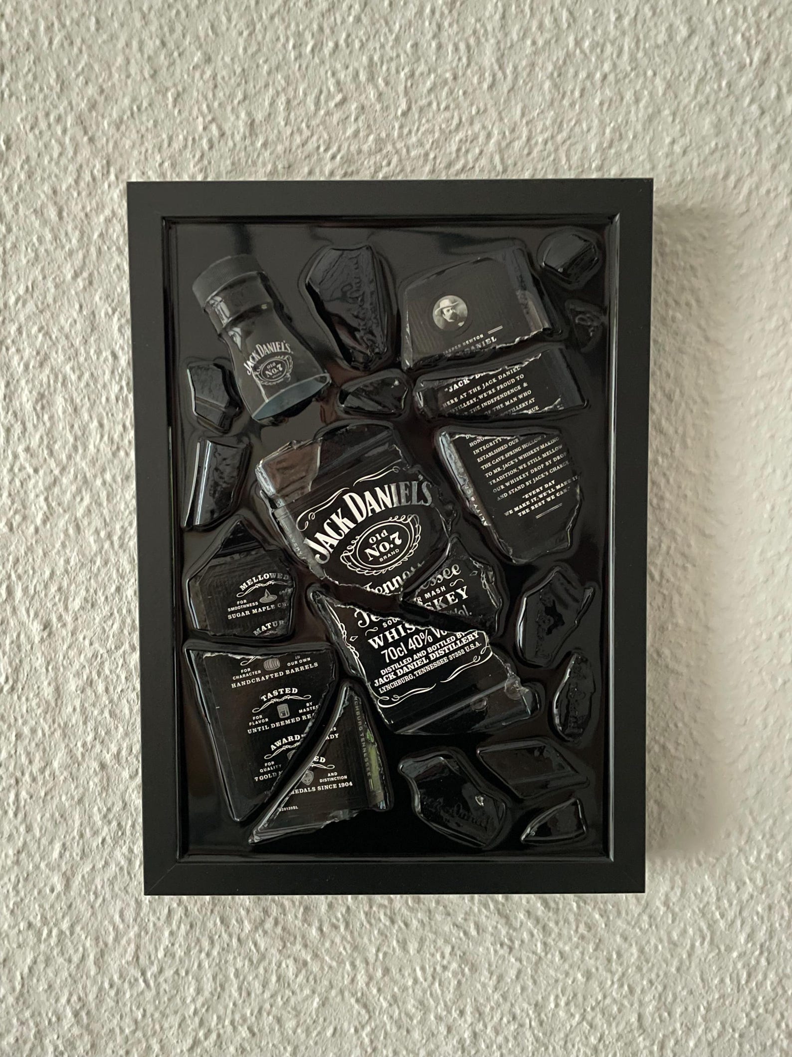 Jack Daniels Broken Bottle Art Etsy jack-daniels-broken-bottle-art-etsy