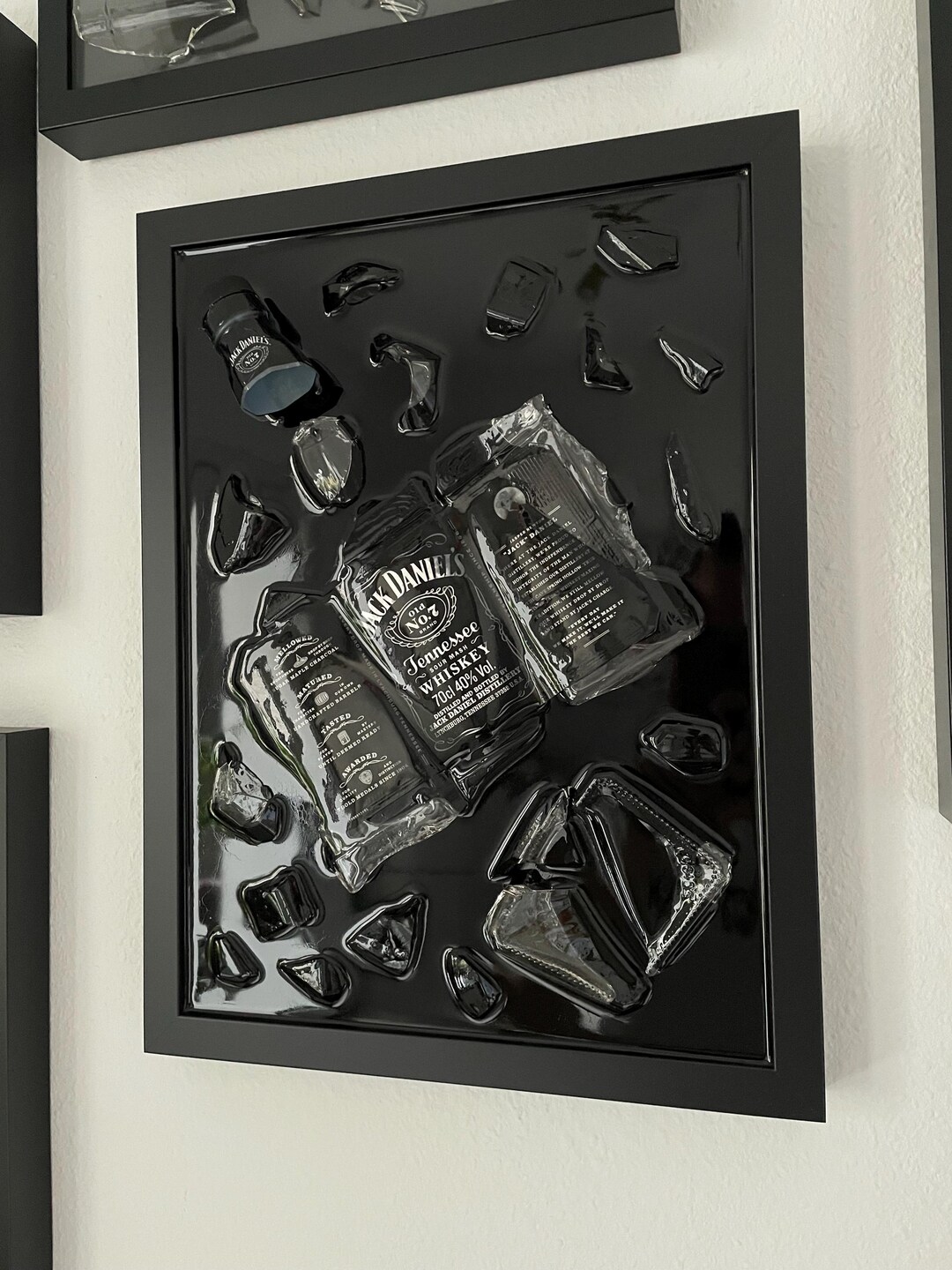 Jack Daniels Broken Bottle Art Jack Daniels Broken Bottle Art