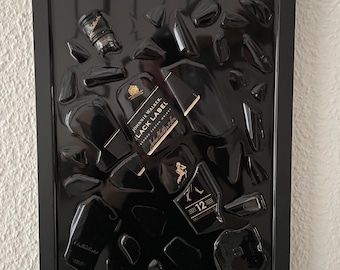 Black Label - Broken Bottle Art