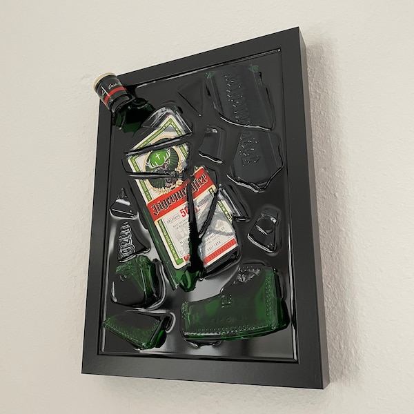 Broken Bottle Art - Jägermeister