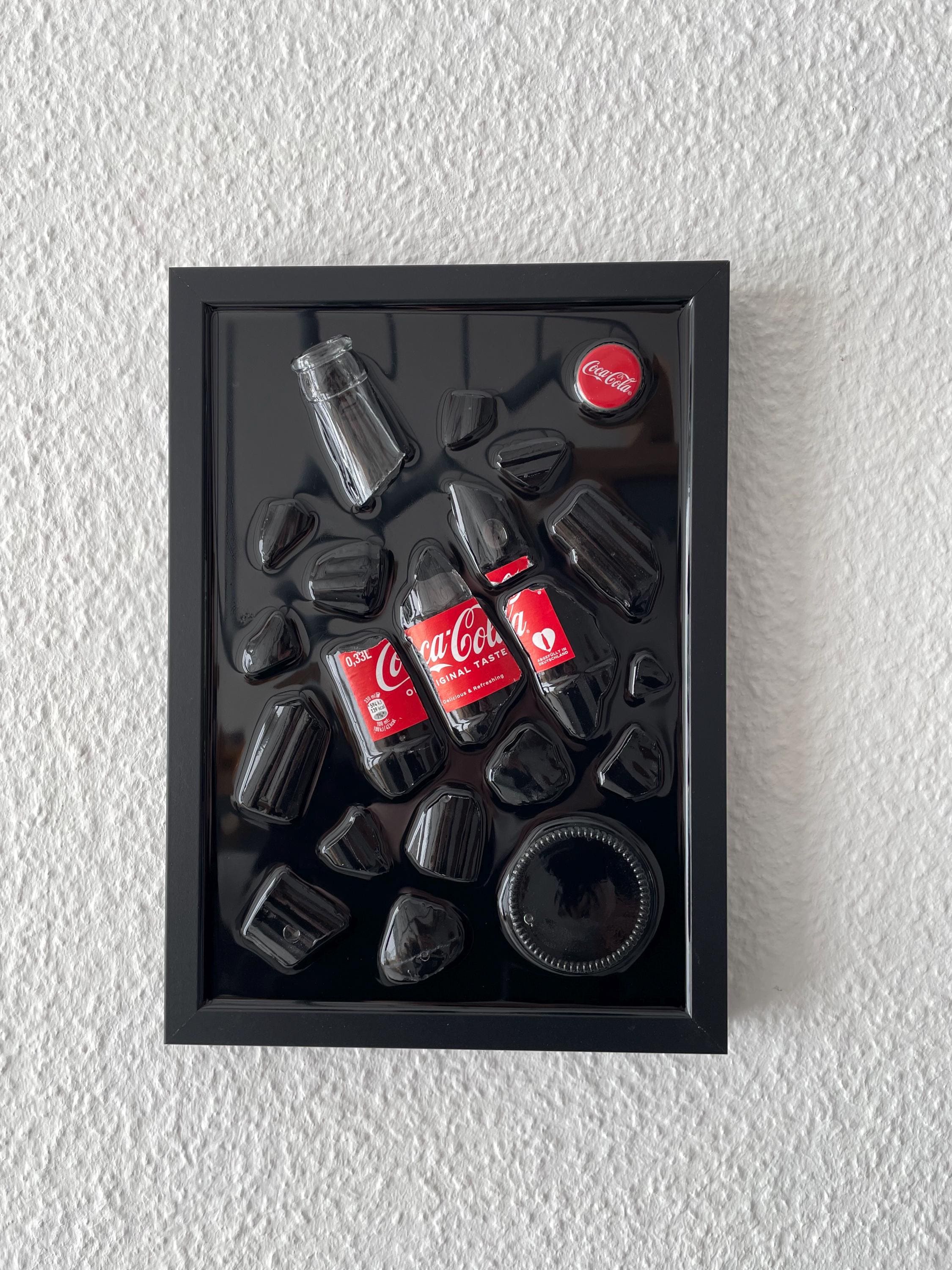 Coca-cola - Gift Idea / Broken Bottle Art - Etsy