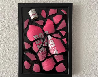 Dosmas Pink - Konst med trasig flaska