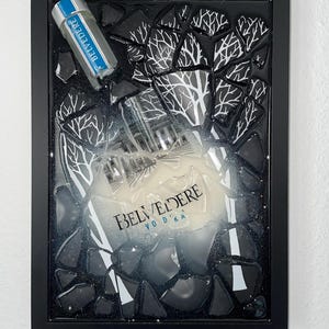 Belvedere - Broken Bottle Art