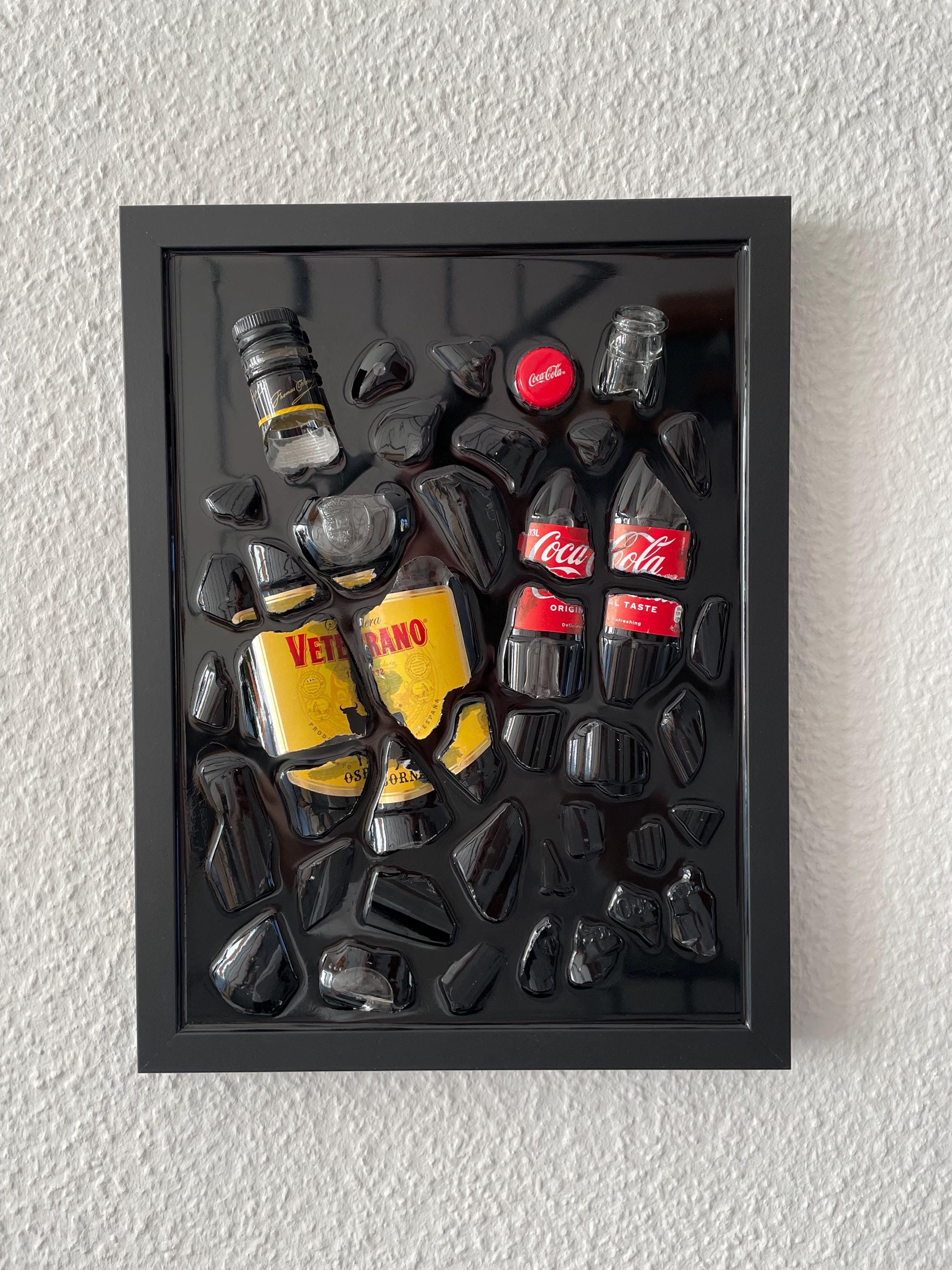 Veterano / Cola - Broken Bottle Art - Etsy