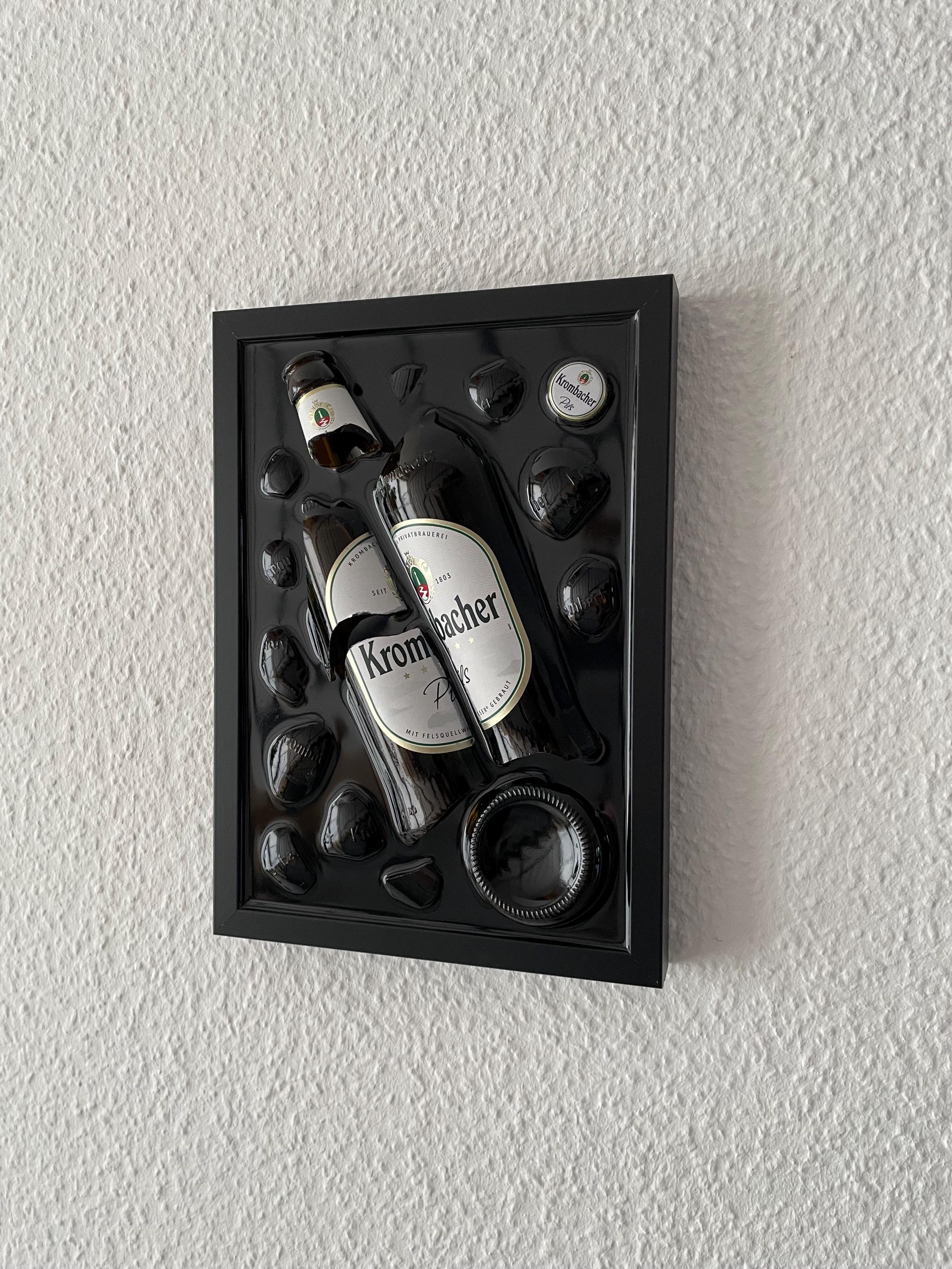 Krombacher - Gift Idea / Broken Bottle Art - Etsy