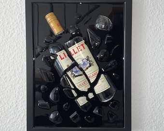 Lillet - Broken Bottle Art
