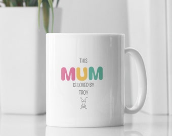 Personalized Mummy Mug, Personalized Mother's Day Mug, Mummy birthday, Mother's Day Mug, Personalized Mug For Mum