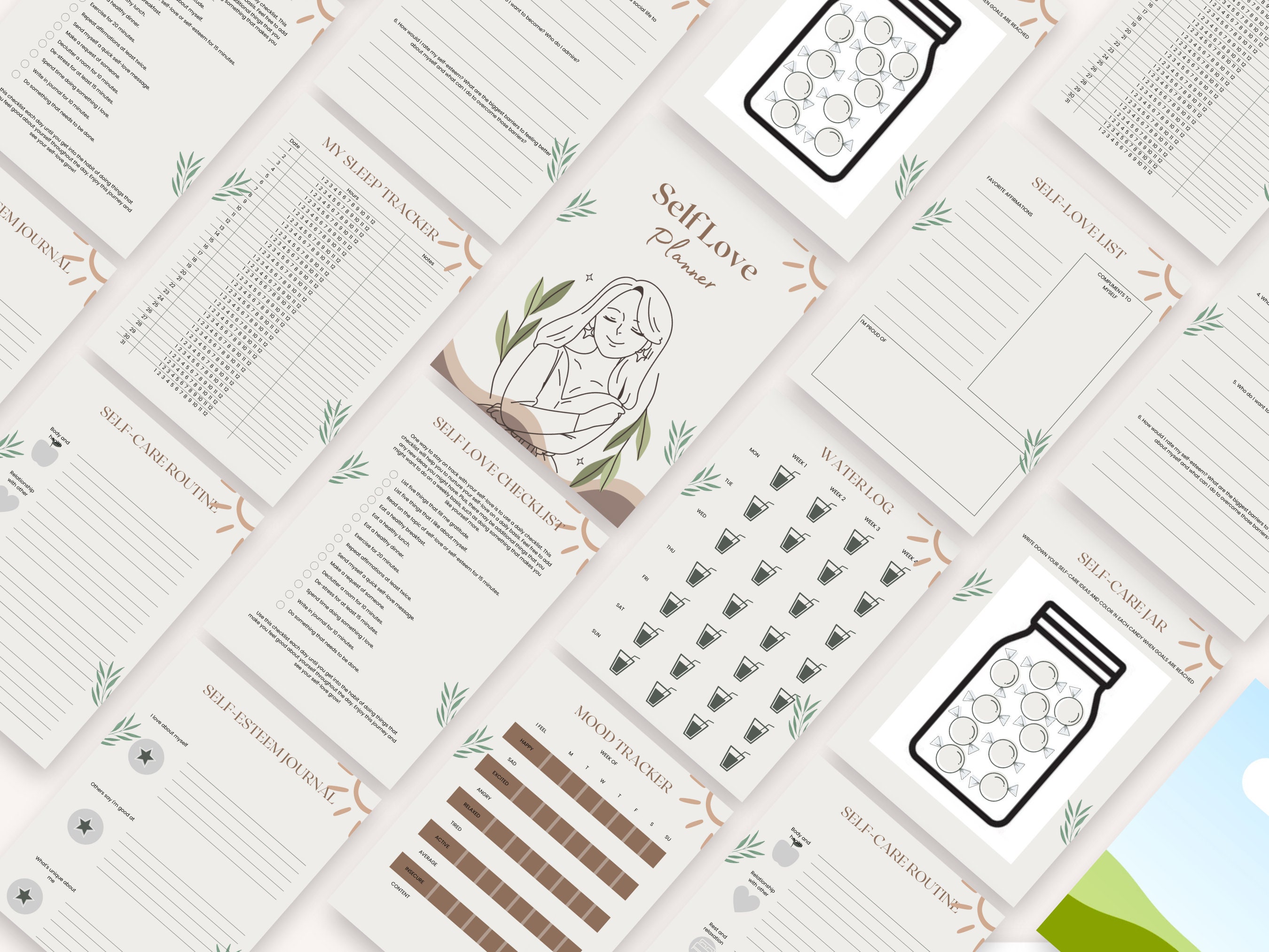 Printable Self Love Planner Self Love Checklist Self Love - Etsy