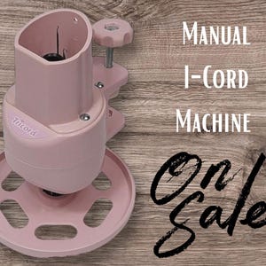 Hand-operated Knitting Machine, Manual Sewing Tool, I-Cord Knitter, Spool Knitter Weave Tool, Premium Tricotin Machine, Knit Tool for Yarn