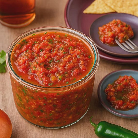 Roasted Restaurant-style Salsa – Easy Mexican Tomato Chili Dip