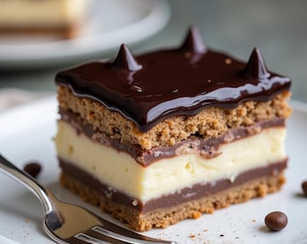 Chocolate Éclair Cake Recipe: Easy No-Bake Dessert (Digital Download)