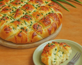 Recept voor uittrekbaar brood met kaasachtig knoflook: Sara's bakgids van chef-kok (digitale pdf)
