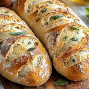 Crusty Italian Bread Recipe: Easy Artisan Loaf (Printable Digital Download)
