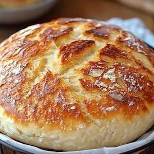 Receta de pan rápido en 20 minutos / Pan casero fácil (Descarga digital)