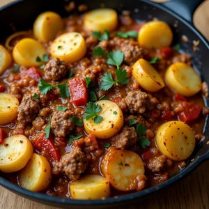 BEST RECIPE For The Quick and Hearty One-Skillet Ground Beef  Potato Meal
