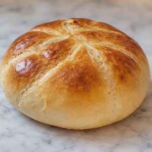 Receta de pan casero en 20 minutos / Pan rápido y fácil sin levadura (Descarga digital)