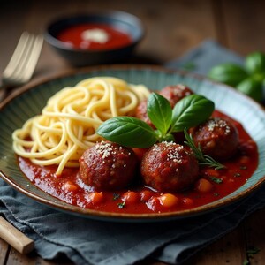 MELHOR RECEITA Para Almôndegas de Carne com Molho de Tomate e Macarrão, Fácil, Saboroso, Perfeito, para Qualquer Ocasião, Dia dos Namorados, Receita de Aniversário, Natal