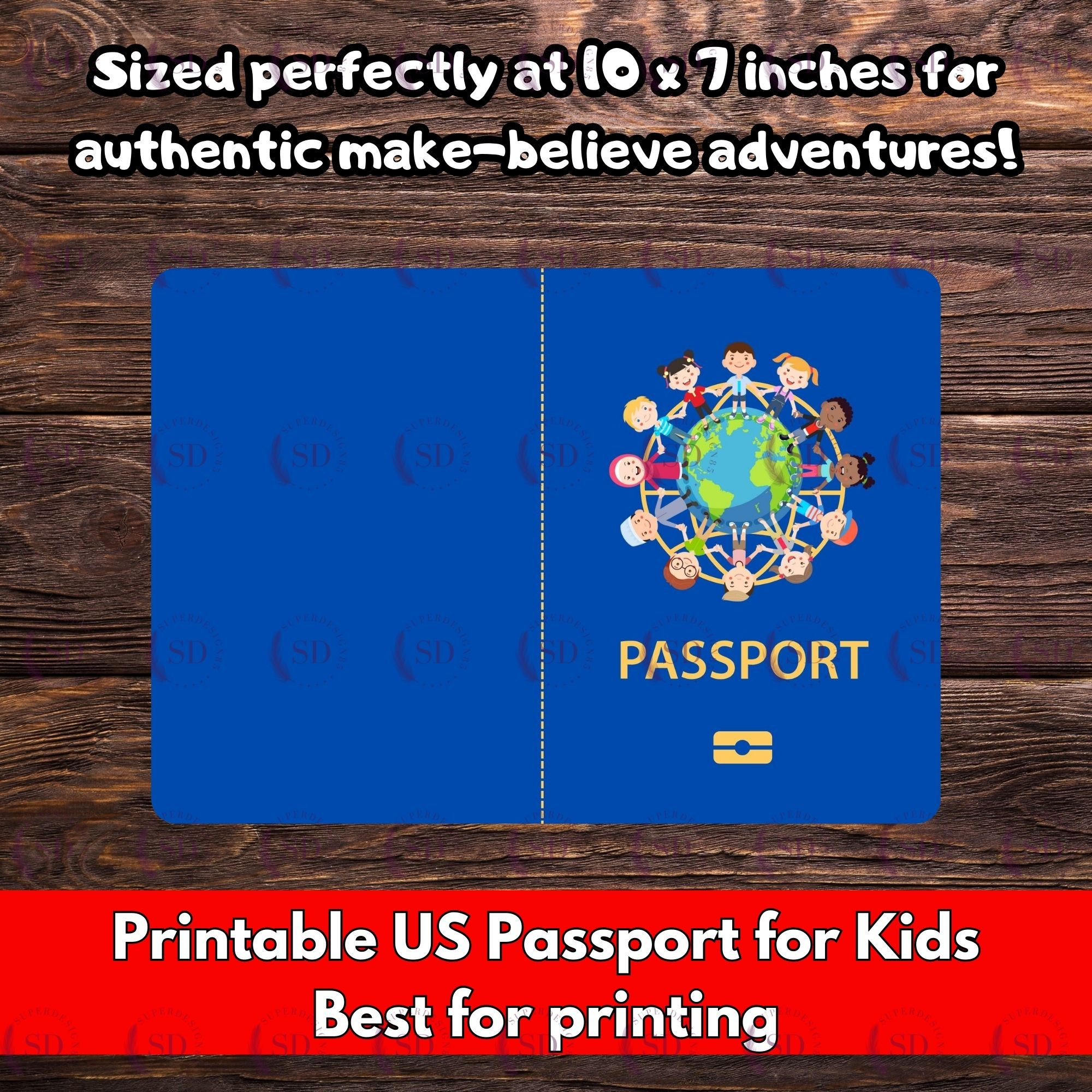 The Ultimate Printable US Passport For Kids Adventure Set Pretend The ultimate printable us passport for kids adventure set pretend