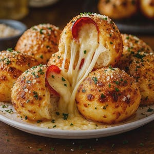 BEST RECIPE For Cheesy Pepperoni Pizza Bombs By Sara Rodrigo | Printable PDF Download