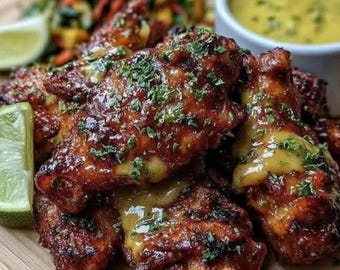Mango Habanero Chicken Wings Recipe (Digital Download)