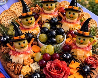 Halloween Witch Charcuterie Board Recipe (Digital Download)