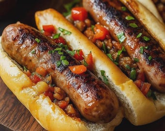 Receta de sándwich de salchicha italiana: ideal para disfrutar en la parrilla y el día del partido (Descarga PDF)