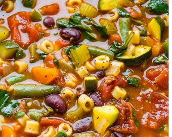 Receta de sopa vegetariana: fácil, sabrosa y nutritiva (descarga digital)