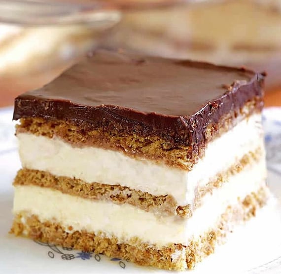 No Bake Chocolate Éclair Icebox Cake Easy and Delicious Recipe Digital  Download