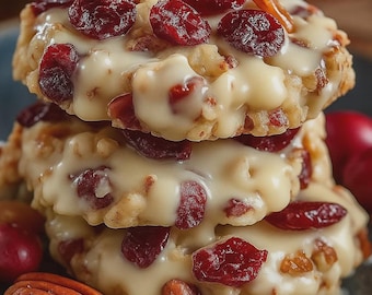 Receta de galletas de arándanos y nueces pecanas sin horno: Delicia navideña sin gluten (Descargar PDF)