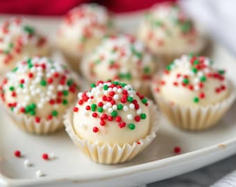 Christmas Sugar Cookie Truffles Recipe | Simple Dessert (Digital Download)