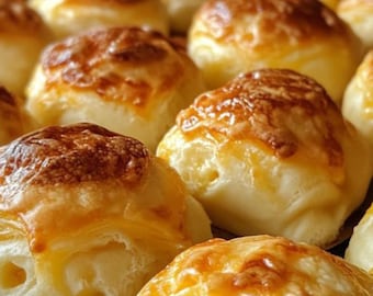 Baked Cheese Rolls Recipe: Homemade Buns, Printable PDF