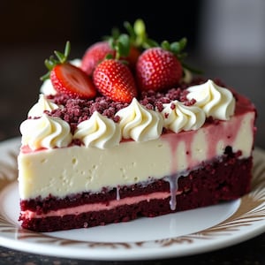 Strawberry Red Velvet Dream Cake Recipe: Printable Dessert Download