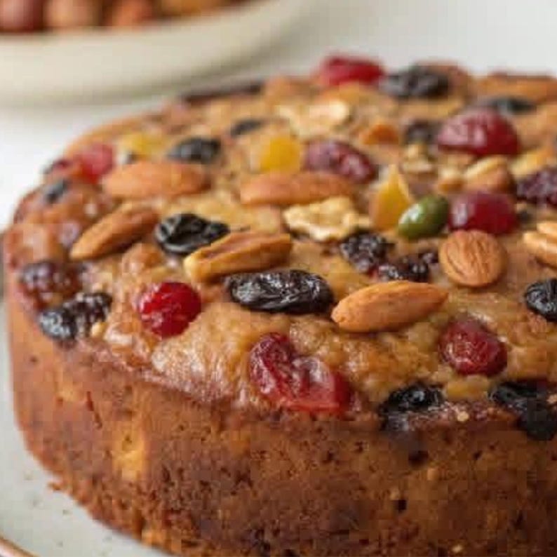 Super Moist Fruit Cake Recipe Holiday Dessert Delight (digital Download ...