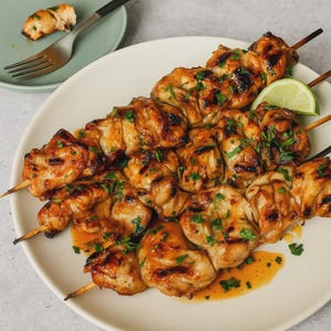 Spicy Honey Lime Chicken Skewers Recipe: BBQ Grill (Digital PDF)