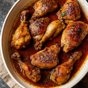 Baked Lemon Butter Chicken Recipe: Juicy Garlic Herb Dinner (PDF Download