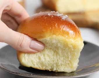 Classic Parker House Rolls Recipe: Soft & Buttery Dinner Rolls (Digital Download