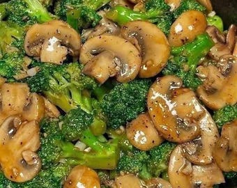 Broccoli Mushroom Stir-Fry Recipe: Quick Vegan Dinner (PDF Download)