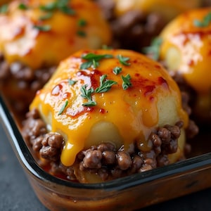 Cheesy Beef  Potato Casserole Recipe – Hearty & Flavorful Comfort Food – Easy One-Pan Meal – Digital Download