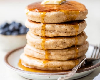 Fluffy Oat Flour Pancakes Recipe: Gluten-Free & Dairy-Free (PDF Download)