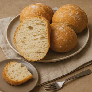 Ciabatta Rolls Recipe: Small Batch Artisan Bread (Digital PDF)