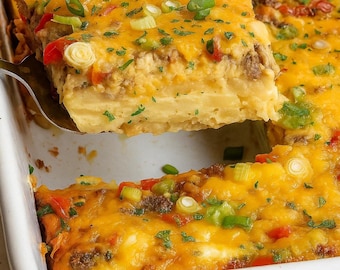Sausage Hashbrown Breakfast Casserole Recipe: Make-Ahead PDF Download