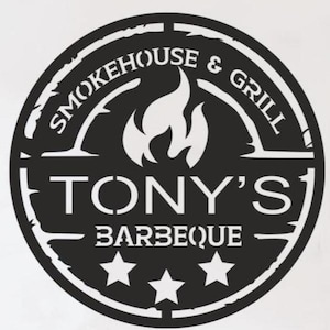 Custom BBQ Metal Sign: Personalized Grill & Patio Decor