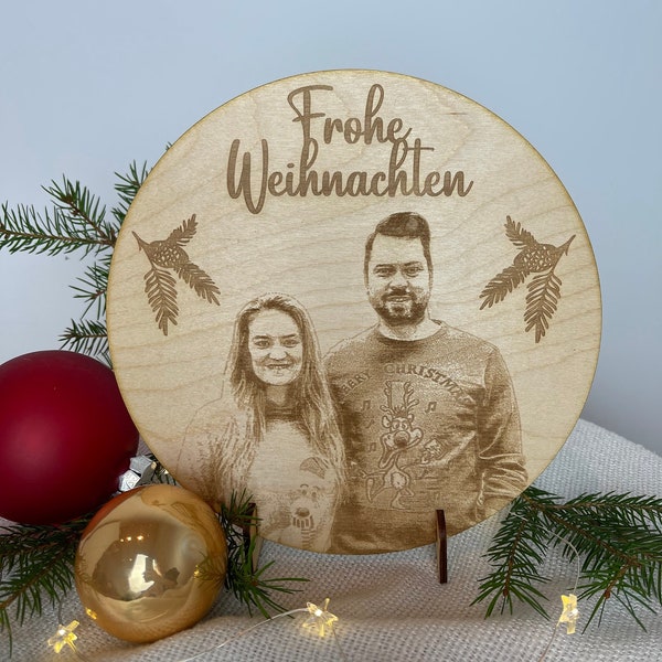 Dein Foto auf Holz individuell | personalisiert | graviert | Geschenk | Jubiläum | Geburtstag | Hochzeit | Weihnachten | Erinnerung