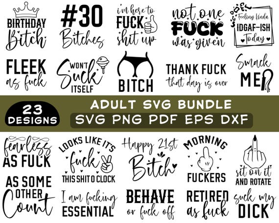 Adult Svg Bundle, Funny Adult Bundle, Adult Quotes SVG, adult humor svg, Sarcastic SVG, Adults Svg,Rude Svg, Crafting Bundle, Savage svg png