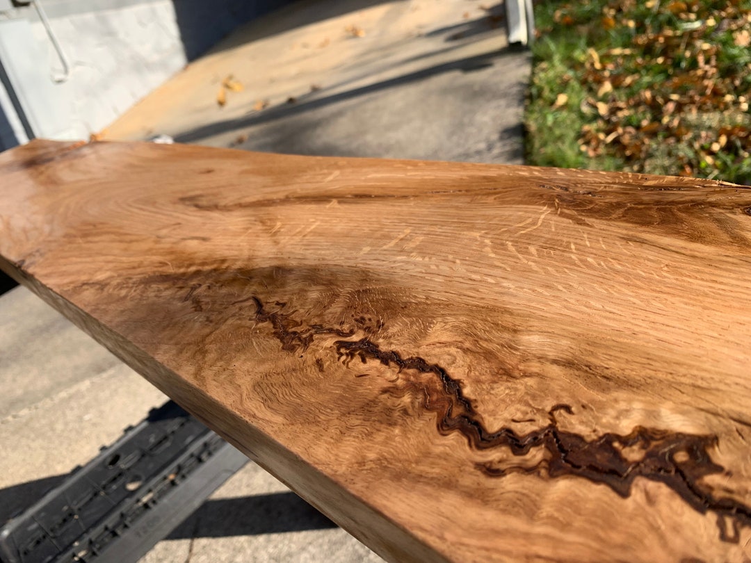 Solid Floating White Oak Mantel Shelf Etsy