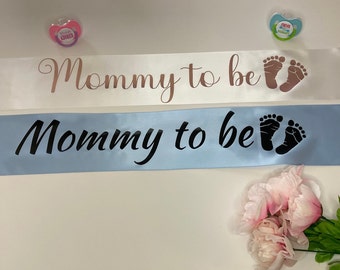 Mommy To Be Sash, Baby Shower Sash, Baby Shower Gift