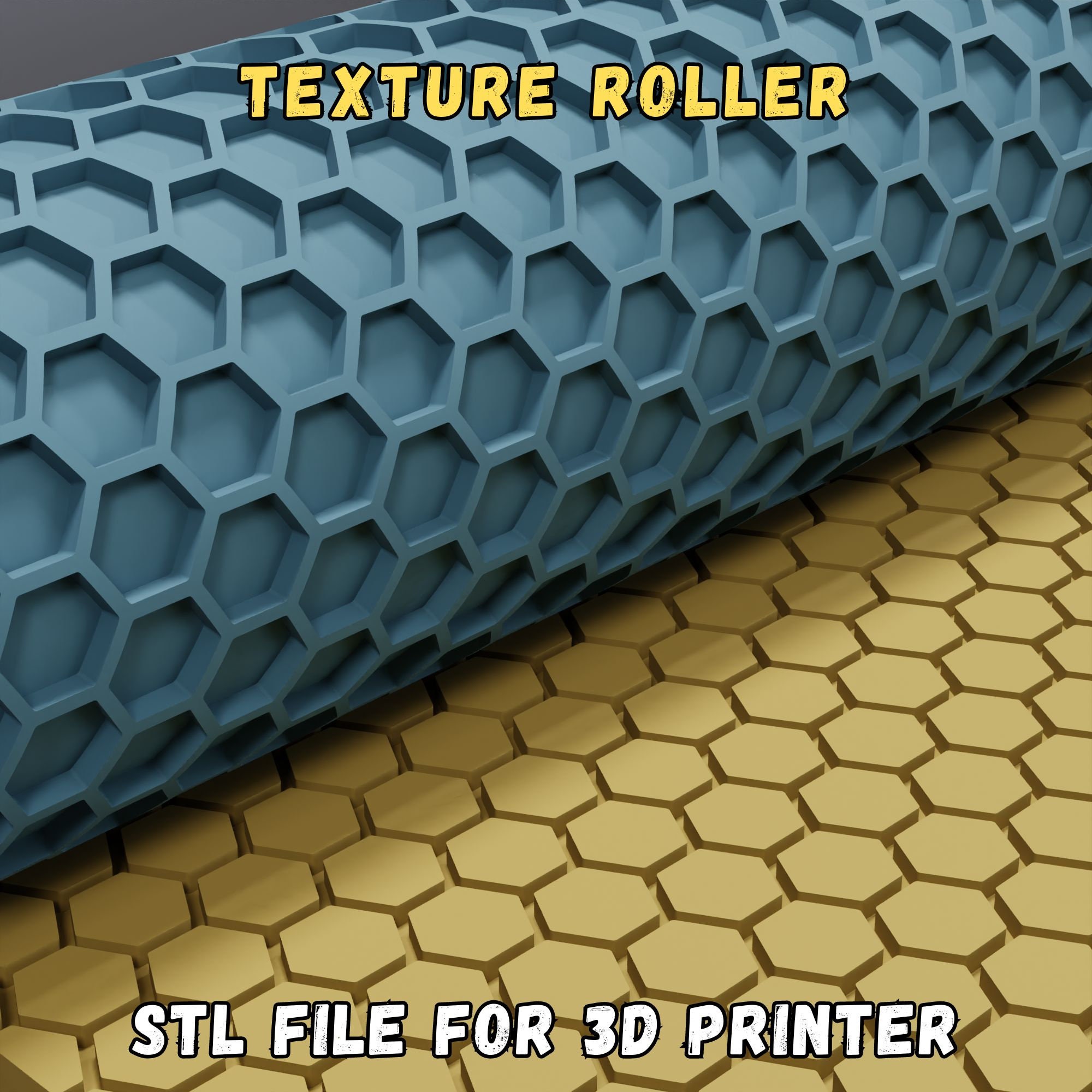 Honeycomb Texture Roller, Digital File- Graphic by UtterlyCutterly ·  Creative Fabrica