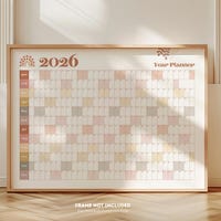 NEW LAYOUT! Giant 2026 Wall Calendar With Aligned Weekends | 2026 ...