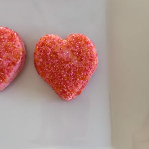 Heart Sugar Cookies Iced Pink & Red Sprinkles Dozen Cookies ,Valentine’s Day Gift, Heart Cookies, Love Cookies