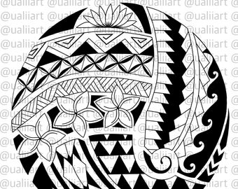 Tribal Volleyball Design